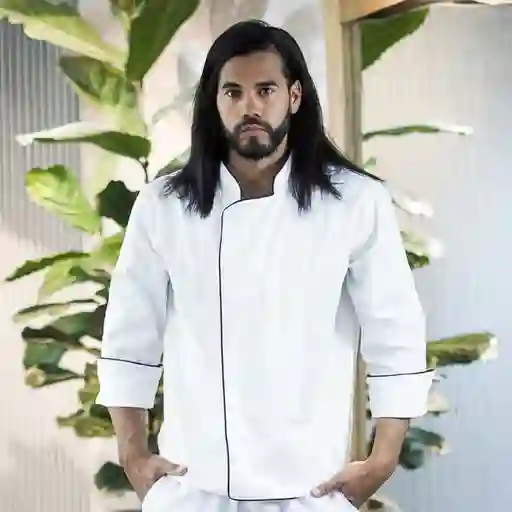 Chaqueta Chef Hombre Blanca. Tallas: S, M, L, Xl