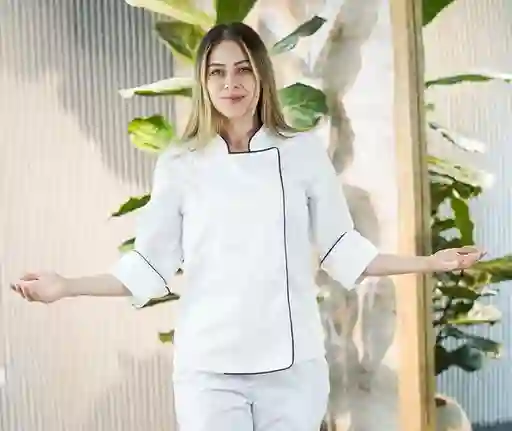 Chaqueta Chef Dama Blanca. Tallas: Xs, S, M, L, Xl