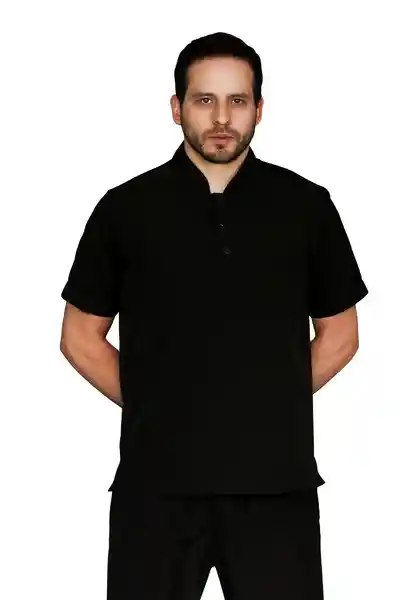 Camisa Antifluida Hombre Negra. Tallas: S, M, L, Xl