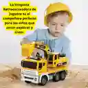 Carro Retroexcavadora Con Sonido Y Luces