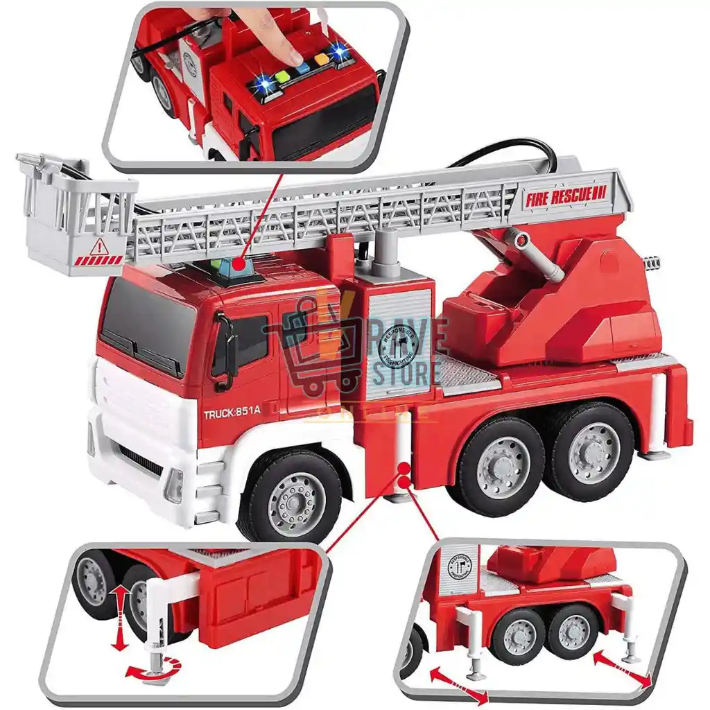 Carro Bomberos Con Sonido Y Luces