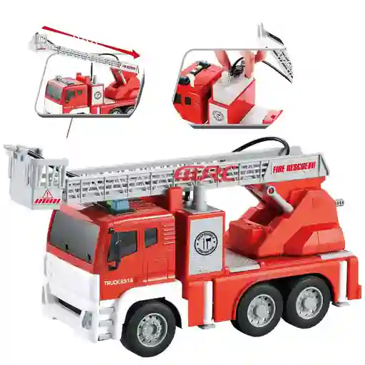 Carro Bomberos Con Sonido Y Luces