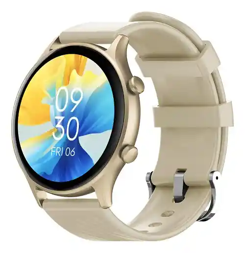 Smartwatch Peje Zw04 Display De 1.39 Sport Inteligente Ip68 Blanco Oro Nude Nude