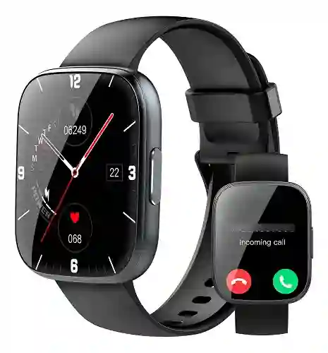 Smartwatch Deportivo Salud Waterproof Chatgpt Ai Mind 1:83 Negro Mesh Negro Negro