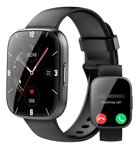 Smartwatch Deportivo Salud Waterproof Chatgpt Ai Mind 1:83 Negro Mesh Negro Negro