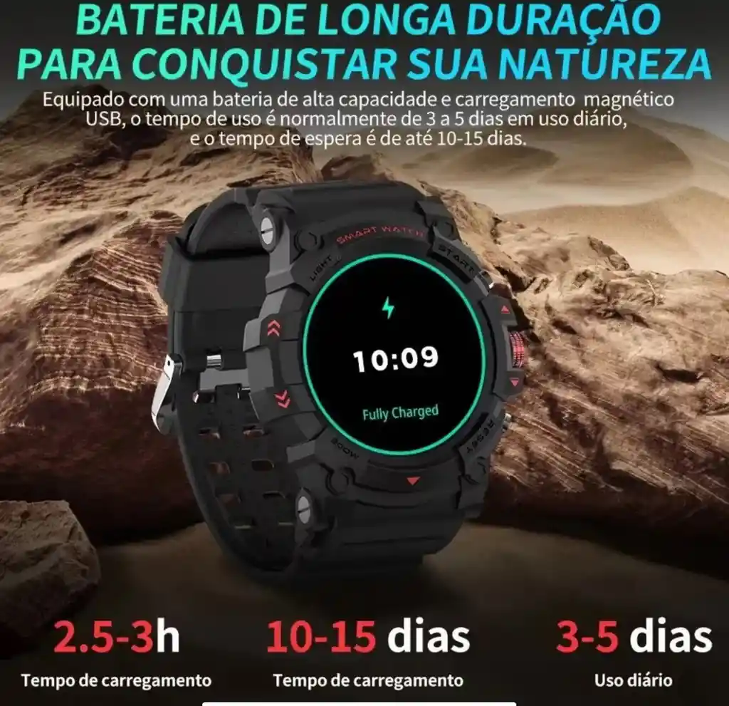 Smartwach G01c Peje 1.39' Circular Deporte Salud Ip68 Negro Negro Silicona Negro Negro