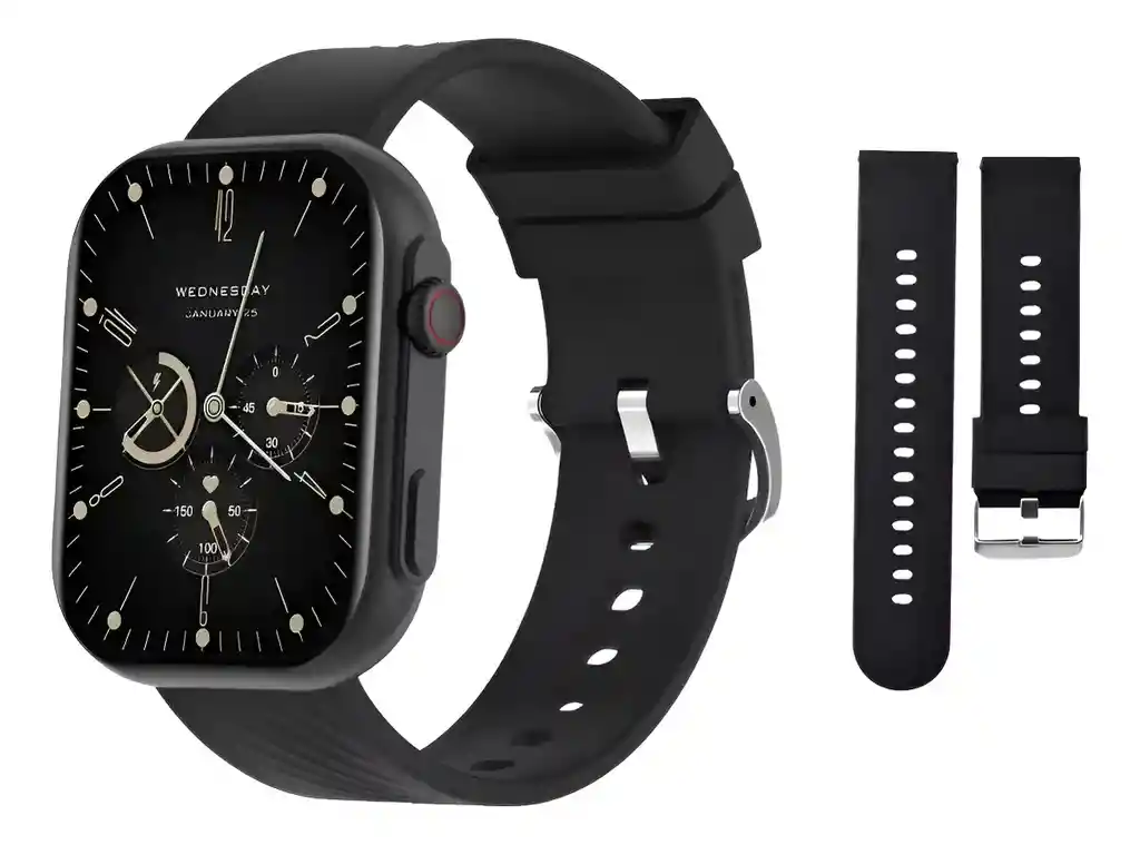 Smartwatch Peje Zw03c Amoled 2.13 Ip68, Deporte Salud Nergro Negro Negro
