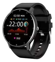 Smartwatch Inteligente Zw10 Amd Ip68 Modo Salud Deporte Peje Negro Metal