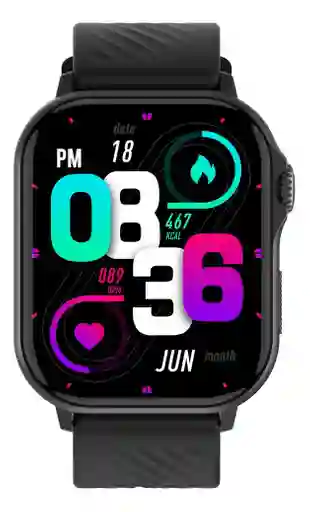 Smartwatch Peje G08 Amoled Deportivo Gps Salud Ip68 Salud Negro Mesh Negro Negro
