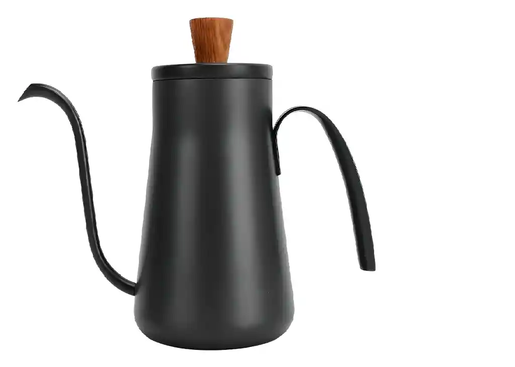 Cafetera Caffettierra Moka Aluminio Blanco 400ml Cuello Cisne