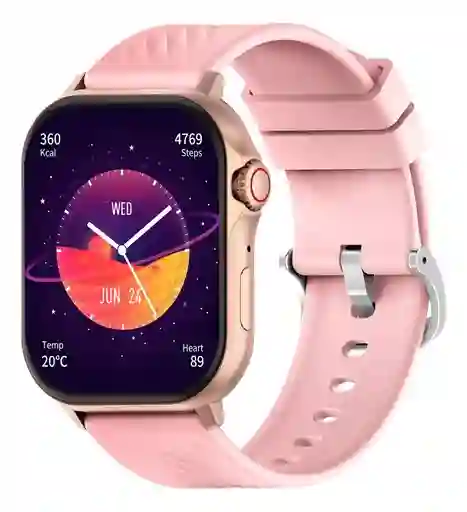 Smartwatch Peje G08 Amoled Deportivo Gps Salud Ip68 Salud R Negro Mesh Rosa Rosa