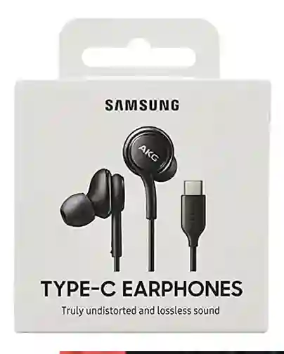 Audifonos Alambricos Tipo C Samsung Akg Negro