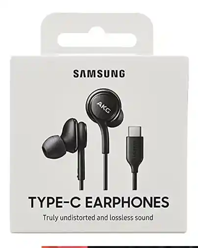 Audifonos Alambricos Tipo C Samsung Akg Negro