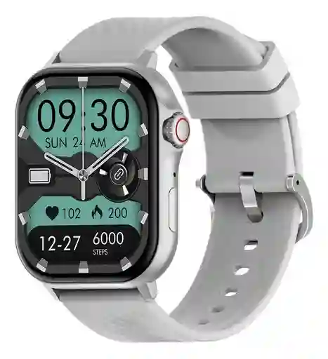 Smartwatch Peje G08 Amoled Deportivo Gps Salud Ip68 Salud P Negro Mesh Plateado Plateado