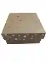 Caja De Cartón Estrellas Para Regalo O Empaque 12x12 Cm