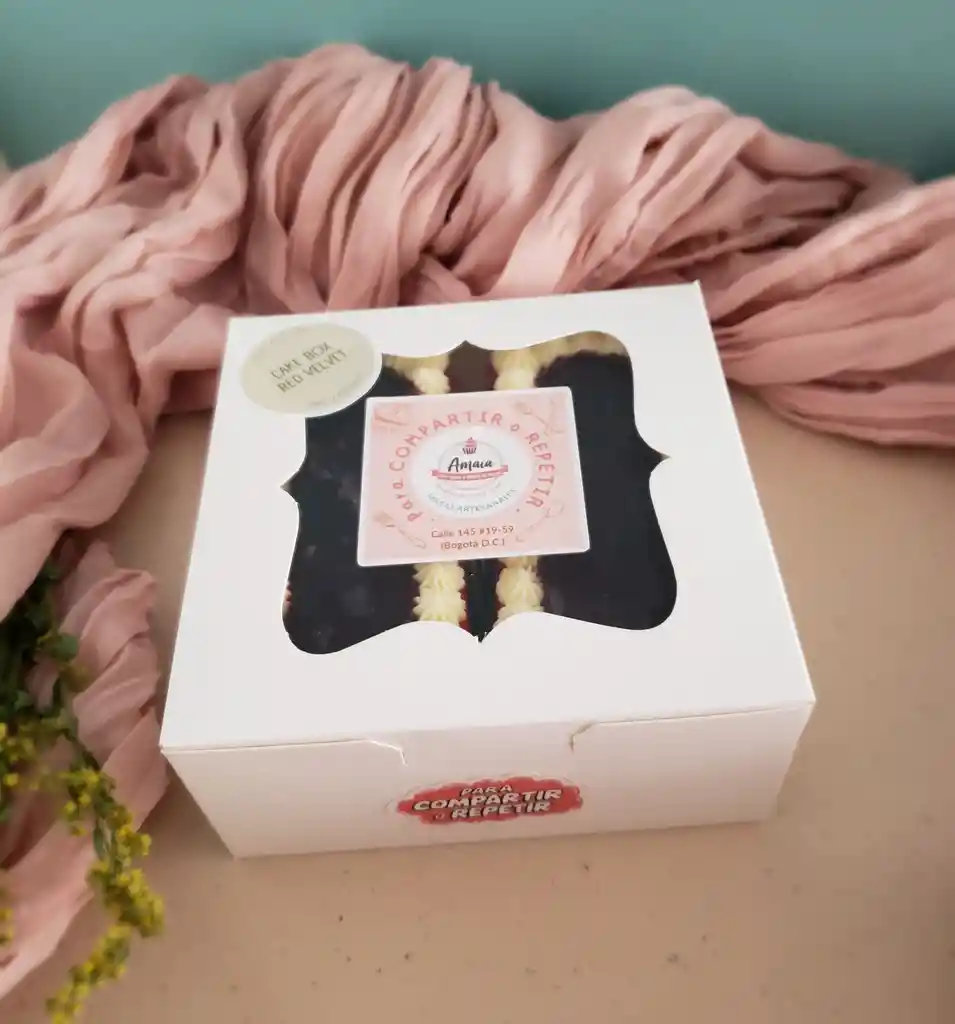 Porción Torta Red Velvet