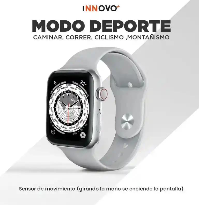 Smartwatch Mobulaa Iw10 Mini Bluetooth 5.0 Ip67 Gris