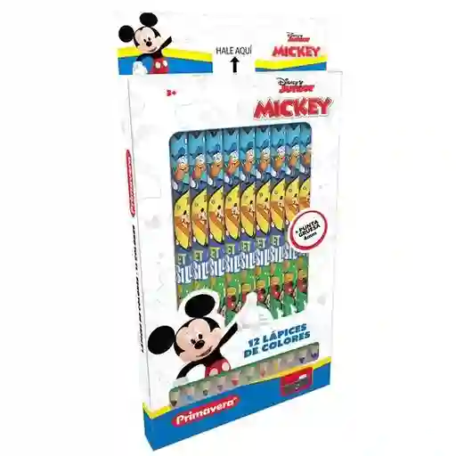 Caja De Colores Primavera X 12 Mickey