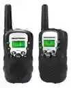 Radios Mini Walkie Talkies Baofeng Bf T3 X 2 Unidades Negro