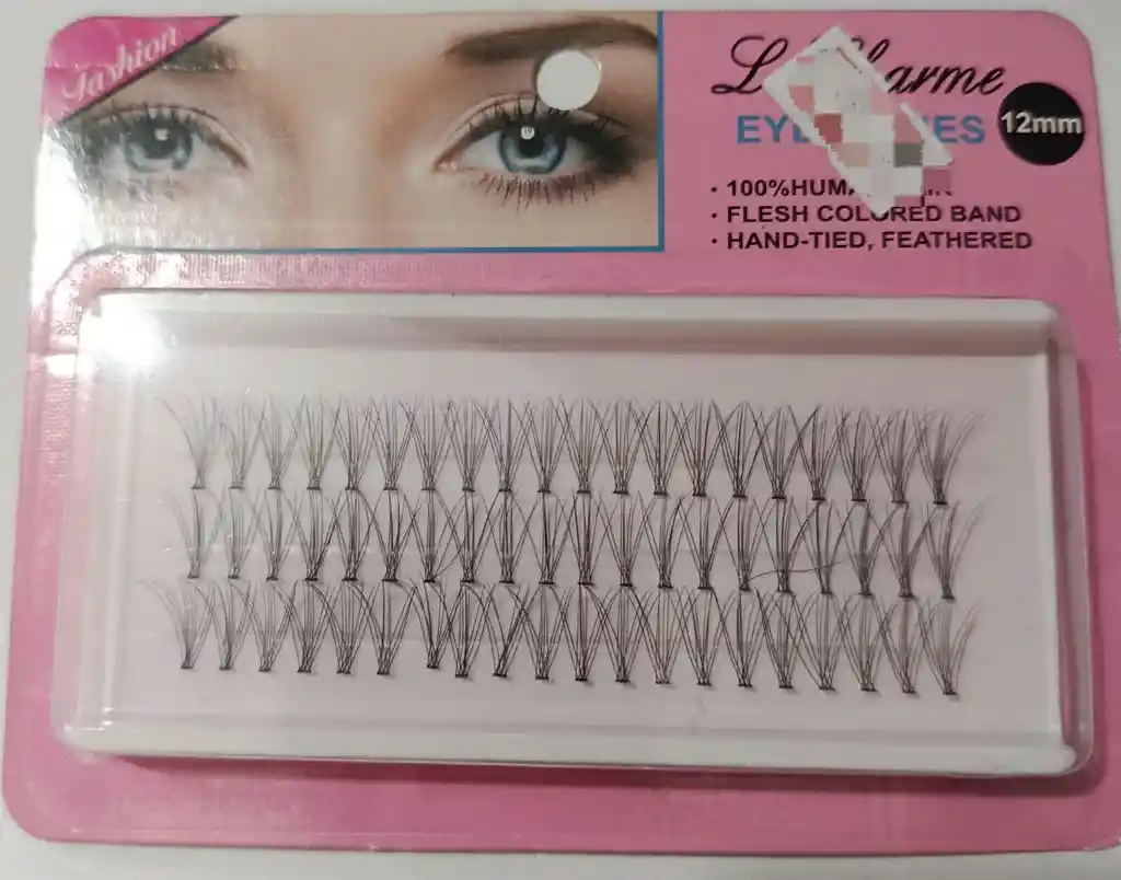 Pestañas Pelo A Pelo Economicas 12 Mm 60 Pelos