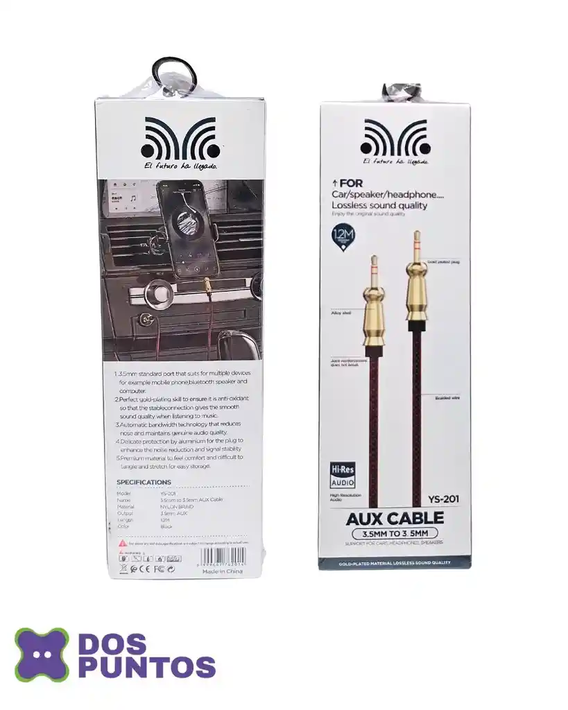 Cable Auxiliar Yoyos 1x1