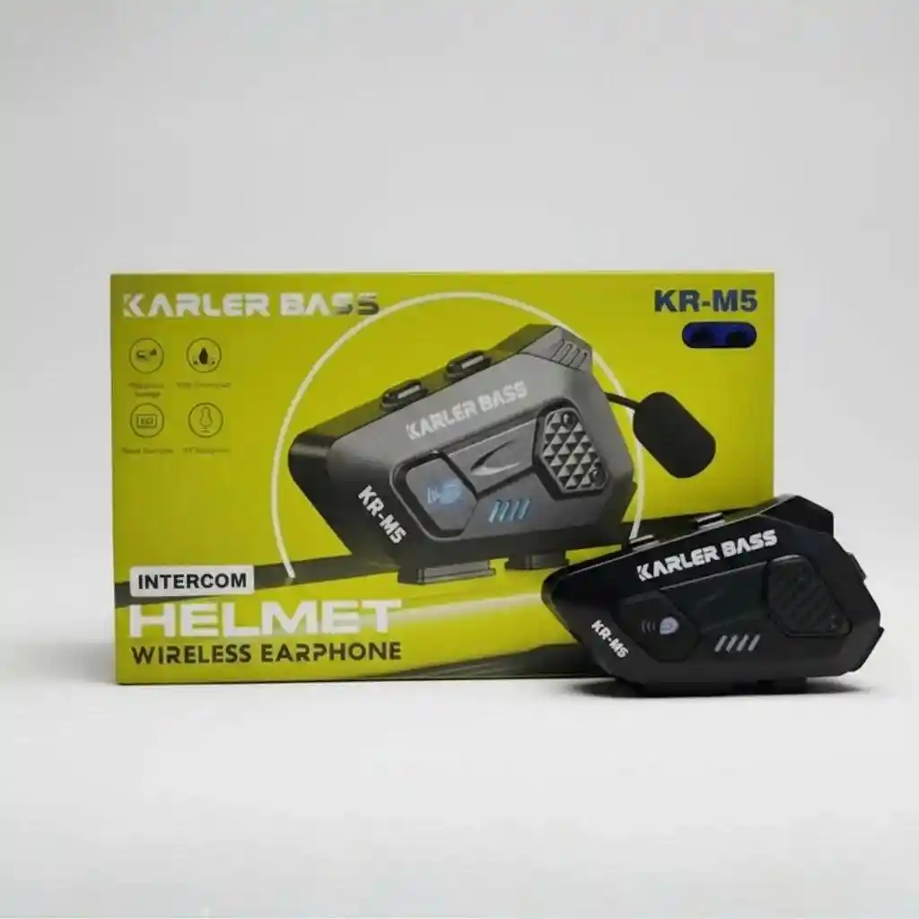 Intercomunicador Para Casco Karler Bass Kr-m5