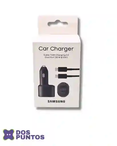 Cargador Samsung 45w Tipo C A Tipo C Para Carro