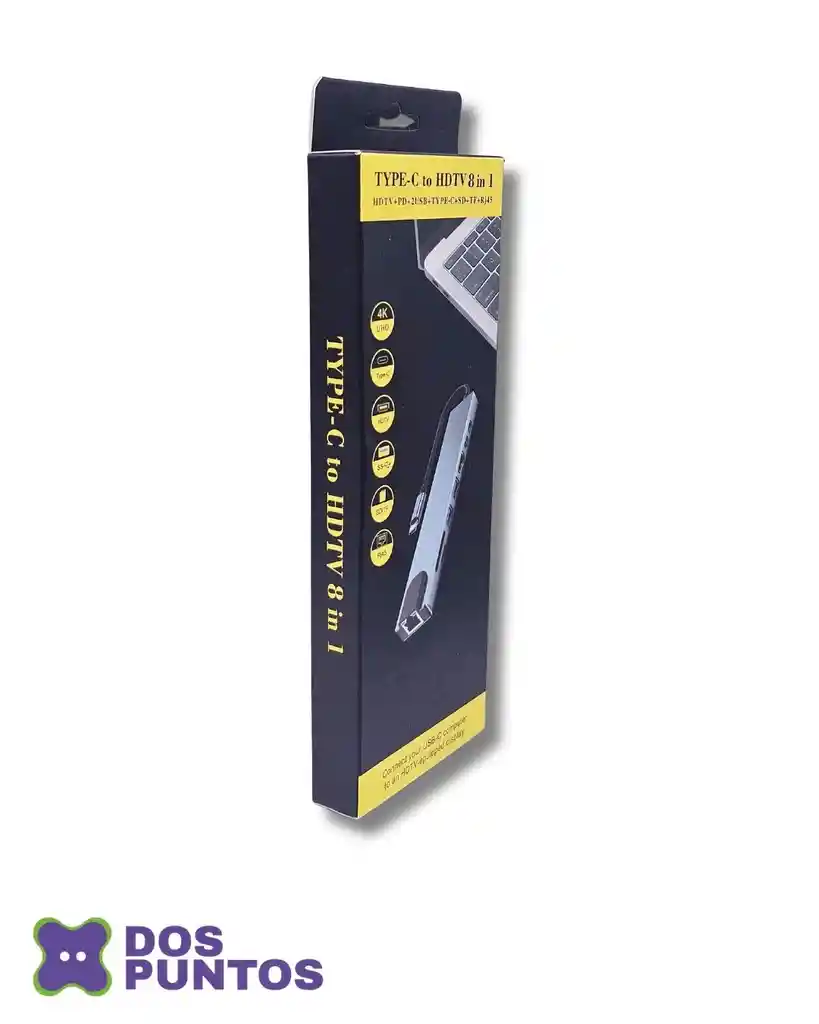 Adaptador Hub 8 En 1 Tipo C
