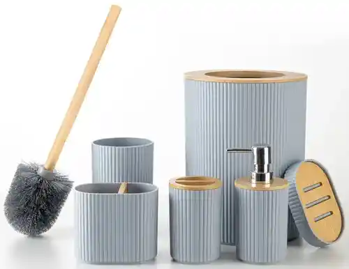 Set De Baño Con Cesta