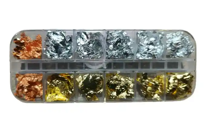Caja De Papel De Oro - Papel Oro Para Nail Art