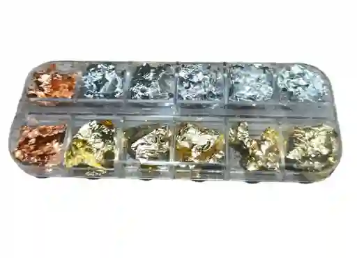 Caja De Papel De Oro - Papel Oro Para Nail Art