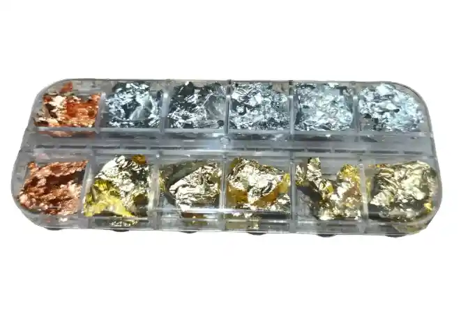 Caja De Papel De Oro - Papel Oro Para Nail Art
