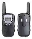 Radios Mini Walkie Talkies Baofeng Bf T3 X 2 Unidades Negro