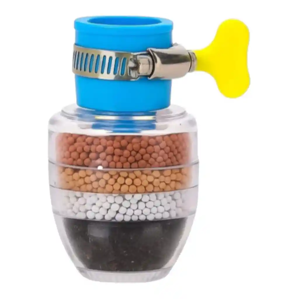 Filtro Purificador De Agua 4 Niveles Carbón Activo Grifos Llave