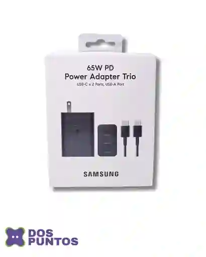 Cargador Samsung 65w Tipo C A Tipo C Trio
