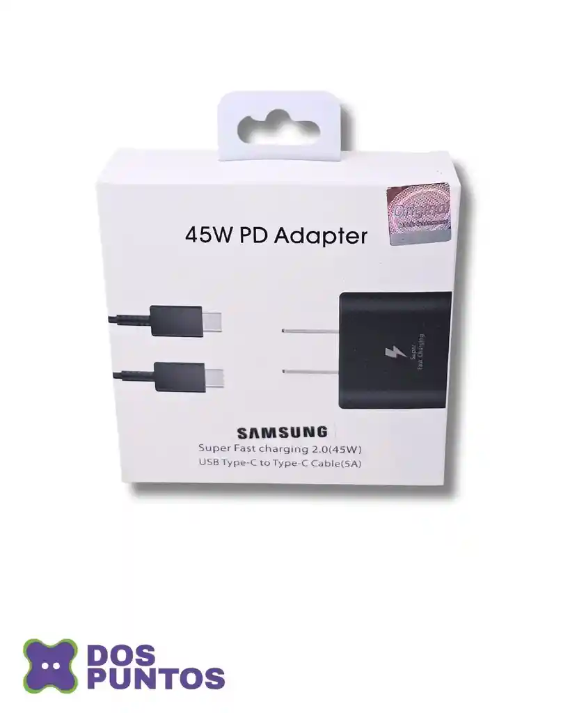 Cargador Samsung 45w Tipo C A Tipo C