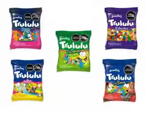 Gomitas Trululu Maxi Pack Gomas Sabores Surtidos 70g