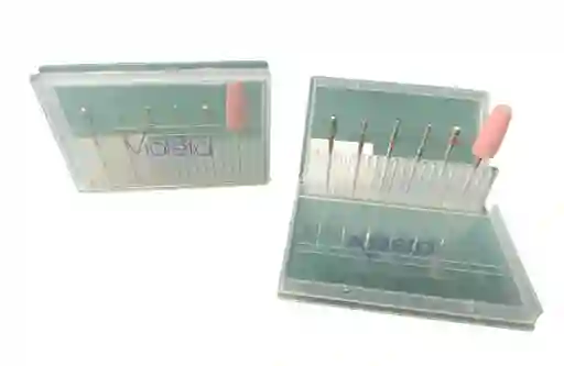Kit De Puntas Para Drill De Uñas X6 Brocas Profesionales