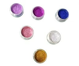 Polvo Efecto Espejo Para Decoración De Uñas Tono Tornasol
