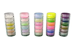 Estuche Polvo Efecto Espejo Y Caviar Para Decoración De Uñas