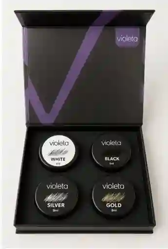 Painting Gel Violeta Para Uña Gel Paint Paint 3d Gel X4