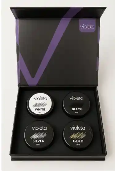 Painting Gel Violeta Para Uña Gel Paint Paint 3d Gel X4