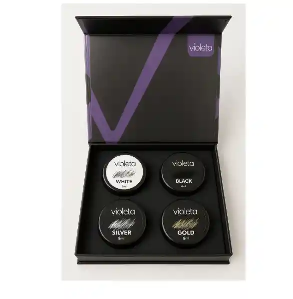 Painting Gel Violeta Para Uña Gel Paint Paint 3d Gel X4