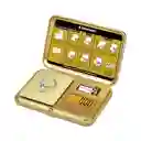 Gramera Digital Dorada Constant Modelo 14192-678c + Pesa Calibradora