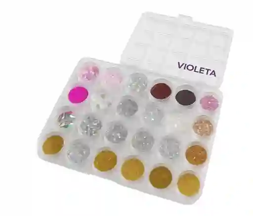 Estuche Para Decoración De Uñas X24 Unds