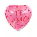 Globo Corazón Te Amo Rosa Y Rojo 45x45 Cm | Amor Y Romanticismo