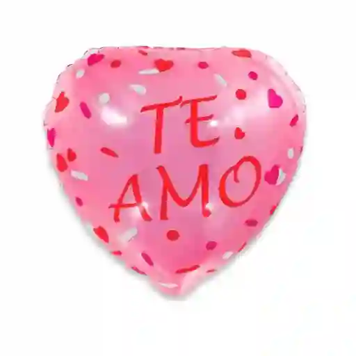 Globo Corazón Te Amo Rosa Y Rojo 45x45 Cm | Amor Y Romanticismo