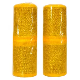 Rollo De Malla Decorativa Dorada 4 Metros