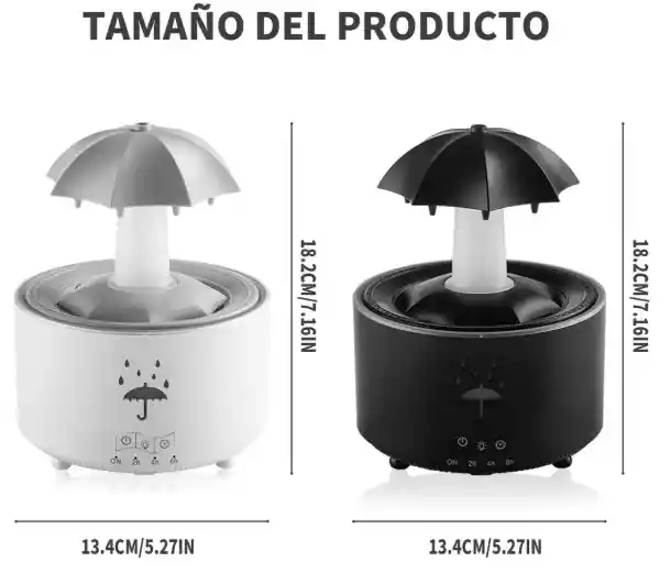 Difusor Humidificador Lluvia De Aromas + Esencia
