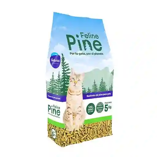 Feline Pine Arena De Gatos Feline Pine Para Gatos 5 Kg
